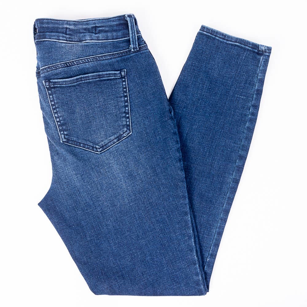 NYDJ Ami Skinny Lift x Tuck Stretch Womens Jeans Dark Wash Size 4 Short